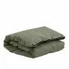 Tekla Percale Duvet Cover Olive Green -Plädar & prydnadskuddar affär 10080753r 1
