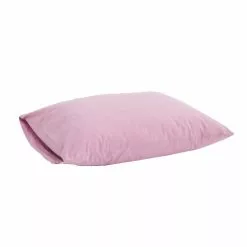 Tekla Percale Pillow Case Mallow Pink
