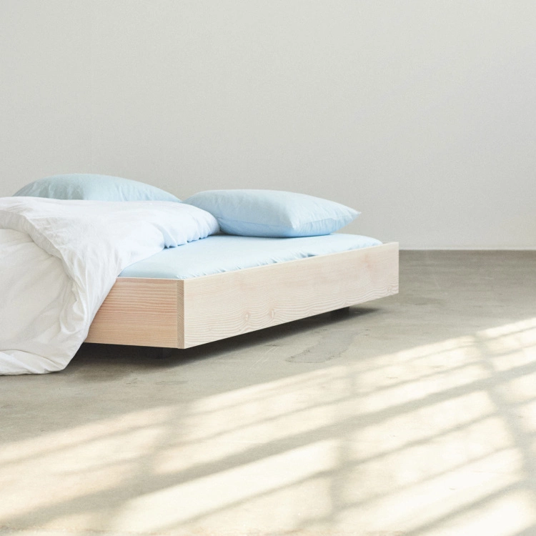 Tekla Percale Pillow Case Sky Blue 4 Tekla Percale Pillow Case Sky Blue - Bild 2