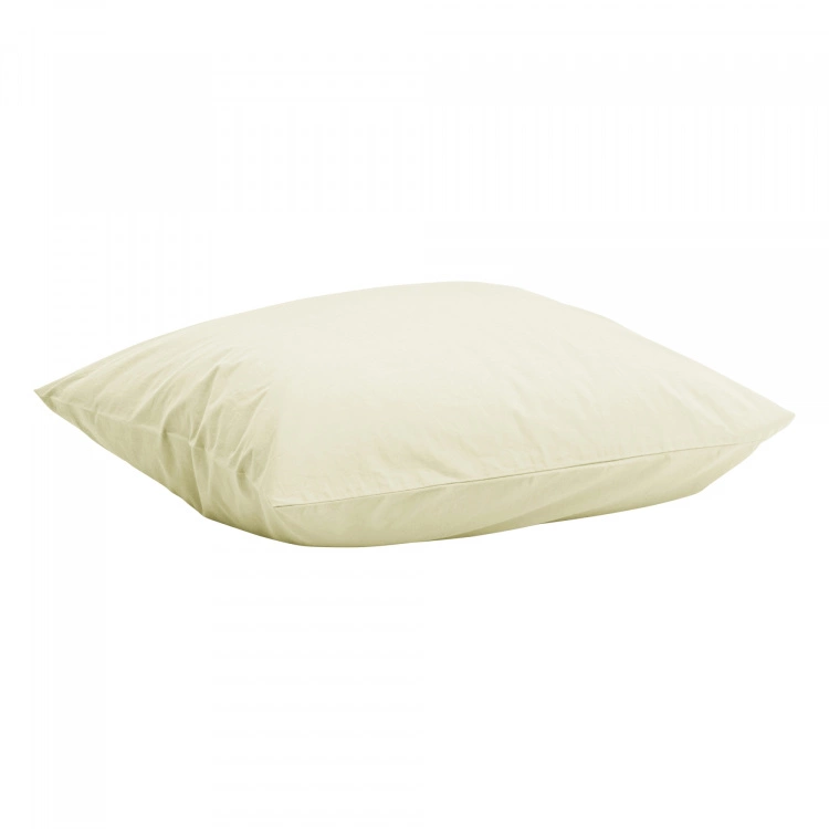 Tekla Percale Pillow Case Sun Bleached Yellow 3 Tekla Percale Pillow Case Sun Bleached Yellow