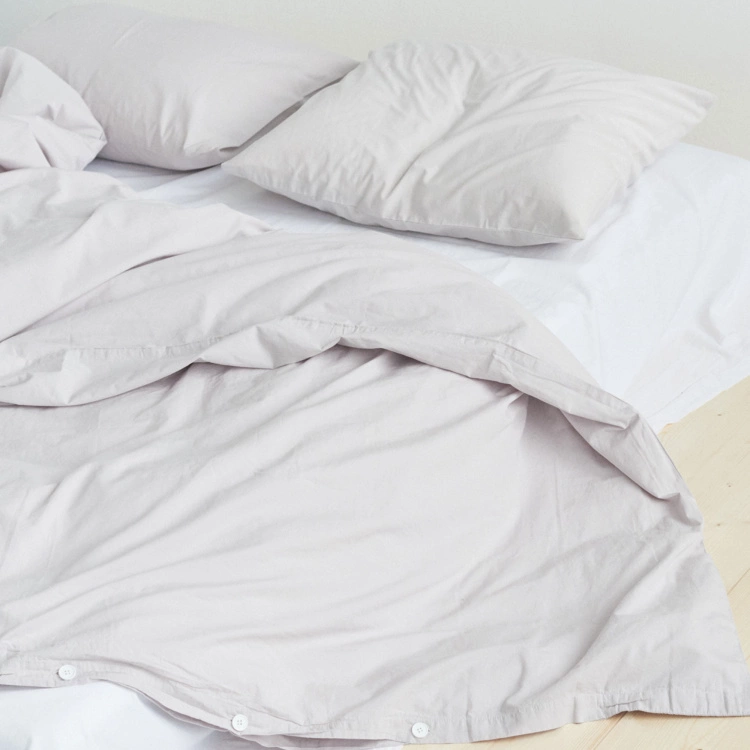 Tekla Percale Pillow Case Soft Grey 4 Tekla Percale Pillow Case Soft Grey - Bild 2