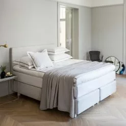 Mille Notti Riposo Överkast Ljusgrå -Plädar & prydnadskuddar affär 10449014r 3