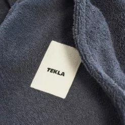 Tekla Terry Bathrobe Ash Black -Plädar & prydnadskuddar affär 10501818r 3