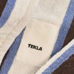 Tekla Terry Bathrobe Cocoa White -Plädar & prydnadskuddar affär 10501819r 3