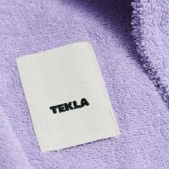 Tekla Terry Bathrobe Lavender -Plädar & prydnadskuddar affär 10501828r 4
