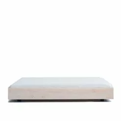 Tekla Percale Flat Sheet Broken White