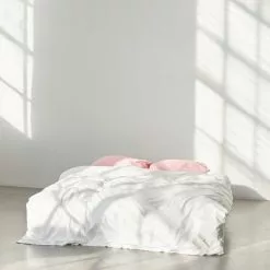 Tekla Percale Duvet Cover Broken White -Plädar & prydnadskuddar affär 10501882r 3