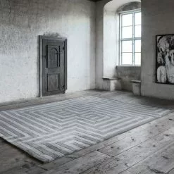 Dusty Deco DD Wool Labyrinth Rug Beige -Plädar & prydnadskuddar affär 10506898r 3