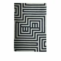 Dusty Deco DD Wool Labyrinth Rug Grey