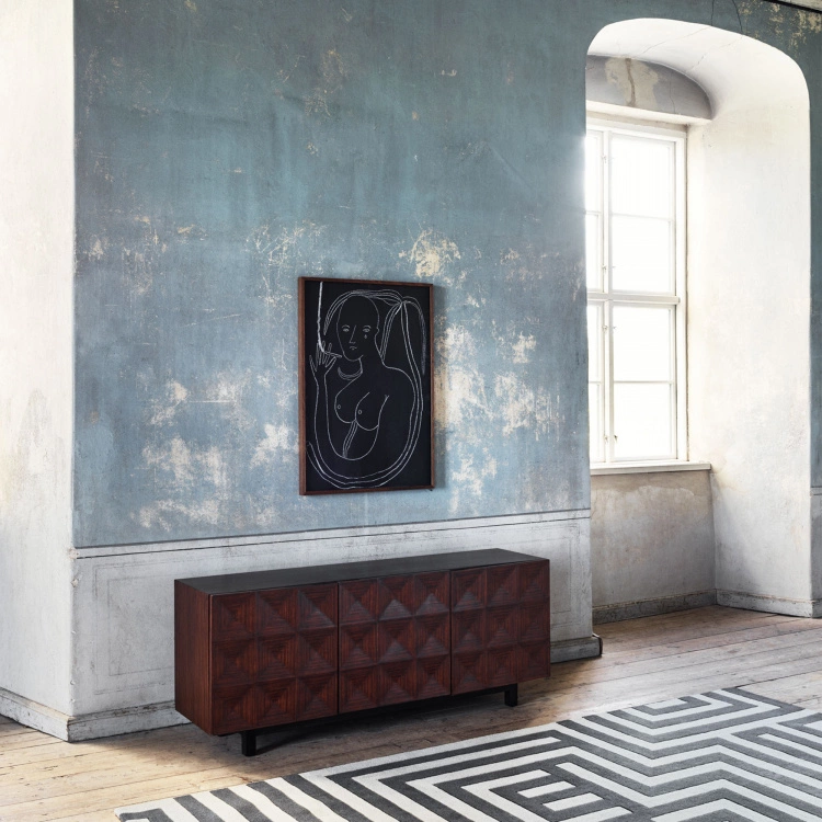 Dusty Deco DD Wool Labyrinth Rug Grey 4 Dusty Deco DD Wool Labyrinth Rug Grey - Bild 2