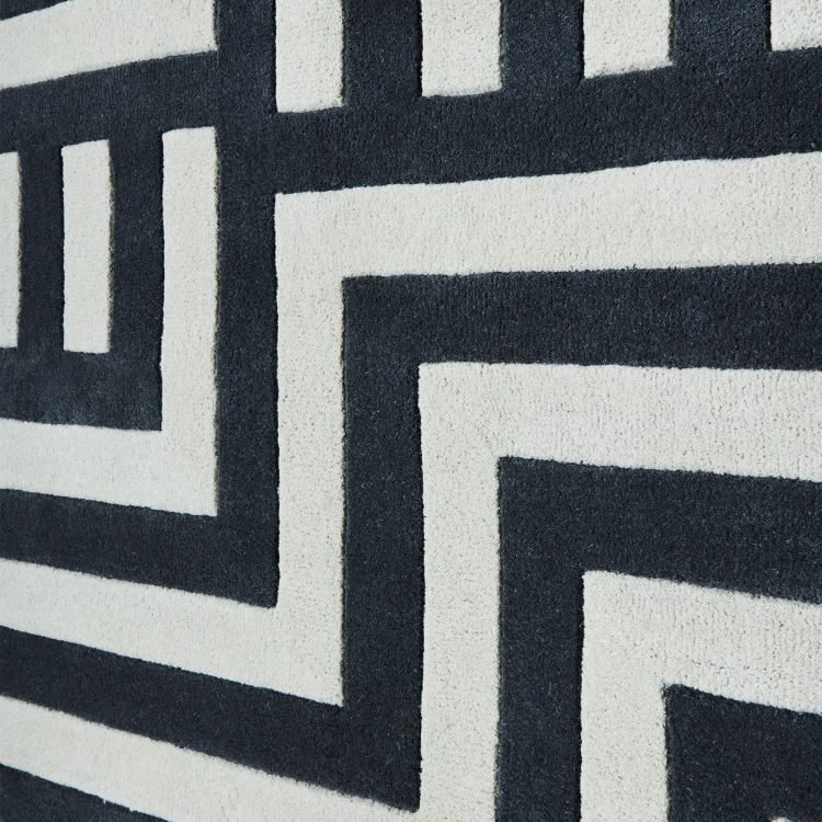 Dusty Deco DD Wool Labyrinth Rug Grey 5 Dusty Deco DD Wool Labyrinth Rug Grey - Bild 3