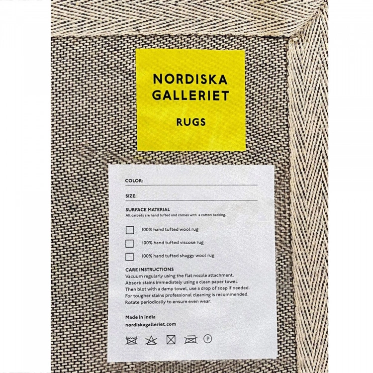Nordiska Galleriet Rugs Solid Wool Matta - Slate Gray 5 Nordiska Galleriet Rugs Solid Wool Matta - Slate Gray - Bild 3