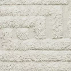Dusty Deco DD Shaggy Labyrinth Rug White -Plädar & prydnadskuddar affär 10654170r 5