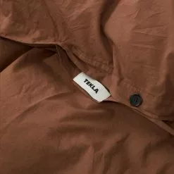 Tekla Percale Duvet Cover Cocoa Brown 9 Tekla Percale Duvet Cover Cocoa Brown -Plädar & prydnadskuddar affär 10655524r 3