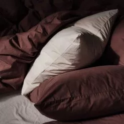 Tekla Percale Duvet Cover Cocoa Brown 11 Tekla Percale Duvet Cover Cocoa Brown -Plädar & prydnadskuddar affär 10655524r 5