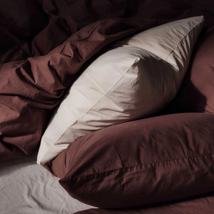 Tekla Percale Duvet Cover Cocoa Brown 7 Tekla Percale Duvet Cover Cocoa Brown - Bild 5