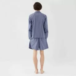 Tekla Poplin Sleepwear Shirt Verneuil Stripes -Plädar & prydnadskuddar affär 10655551r 8