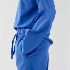Tekla Poplin Sleepwear Shirt Royal Blue L & XL -Plädar & prydnadskuddar affär 10655557r 4