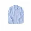 Tekla Poplin Sleepwear Shirt Blue -Plädar & prydnadskuddar affär 10655563r 1