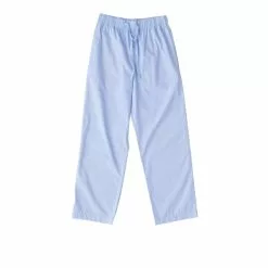 Tekla Poplin Sleepwear Pants Shirt Blue