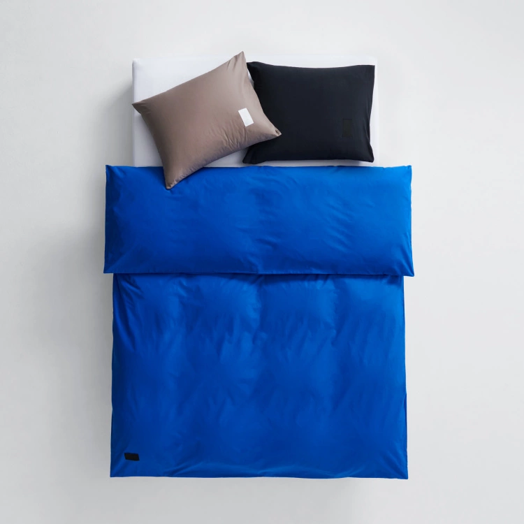 Magniberg Pure Duvet Cover Poplin - Italian Blue 4 Magniberg Pure Duvet Cover Poplin - Italian Blue - Bild 2