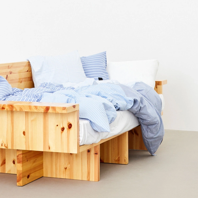 Magniberg Wall Street Pillow Case Oxford Striped - Light 4 Magniberg Wall Street Pillow Case Oxford Striped - Light - Bild 2