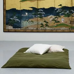 Magniberg Nude Duvet Cover Jersey - Washed Army Green -Plädar & prydnadskuddar affär 10659047r 4