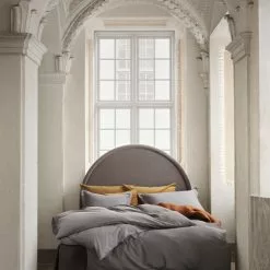 Mille Notti Satina Påslakan Grå -Plädar & prydnadskuddar affär 10692266r 2