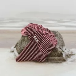 Tekla Terry Towel Striped Red & Rose -Plädar & prydnadskuddar affär 10692446r 4