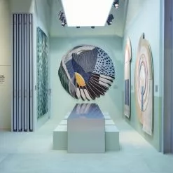 Cc-tapis Feathers Rug - Round -Plädar & prydnadskuddar affär 10693231 3