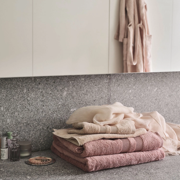 Mille Notti Fontana Handduk EKO Rosa 3 Mille Notti Fontana Handduk EKO Rosa - Bild 2