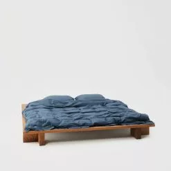 Tekla Percale Pillow Case 50 X 60 Cm - Midnight Blue -Plädar & prydnadskuddar affär 10695331 3