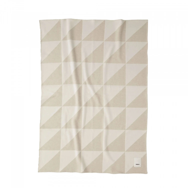 Tekla Cashmere Blend Blanket White Tiles 4 Tekla Cashmere Blend Blanket White Tiles - Bild 2