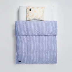 Magniberg Wall Street Duvet Cover Oxford - Stripe Medium Blue -Plädar & prydnadskuddar affär 10696819r 4