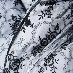 Magniberg Rose Lace Pillow Case - Black -Plädar & prydnadskuddar affär 10696838 4