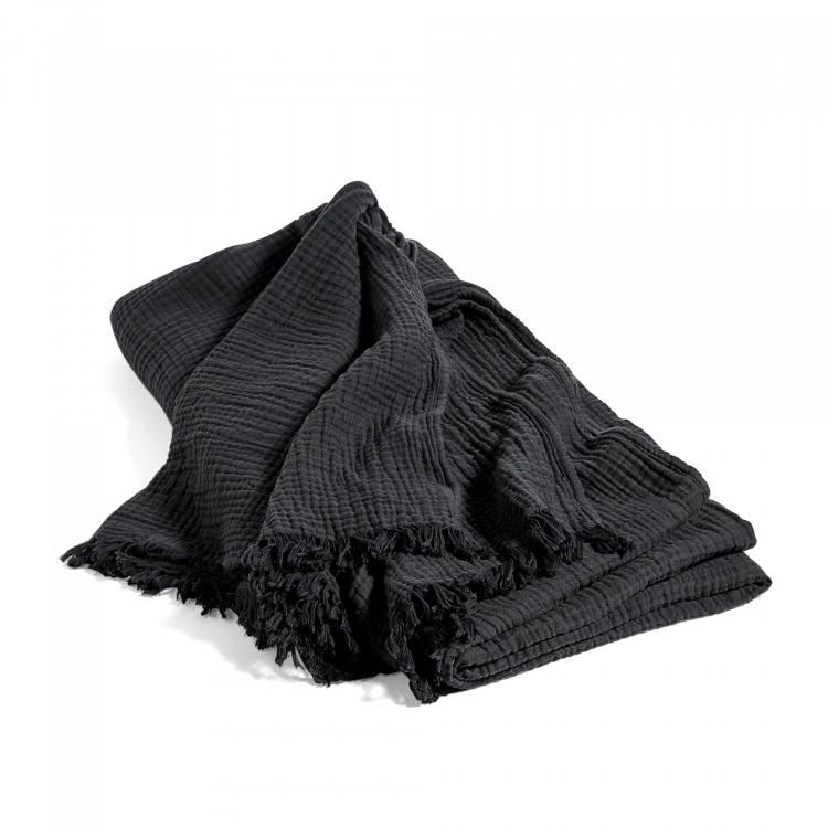 Hay Crinkle Bedspread Anthracite 3 Hay Crinkle Bedspread Anthracite