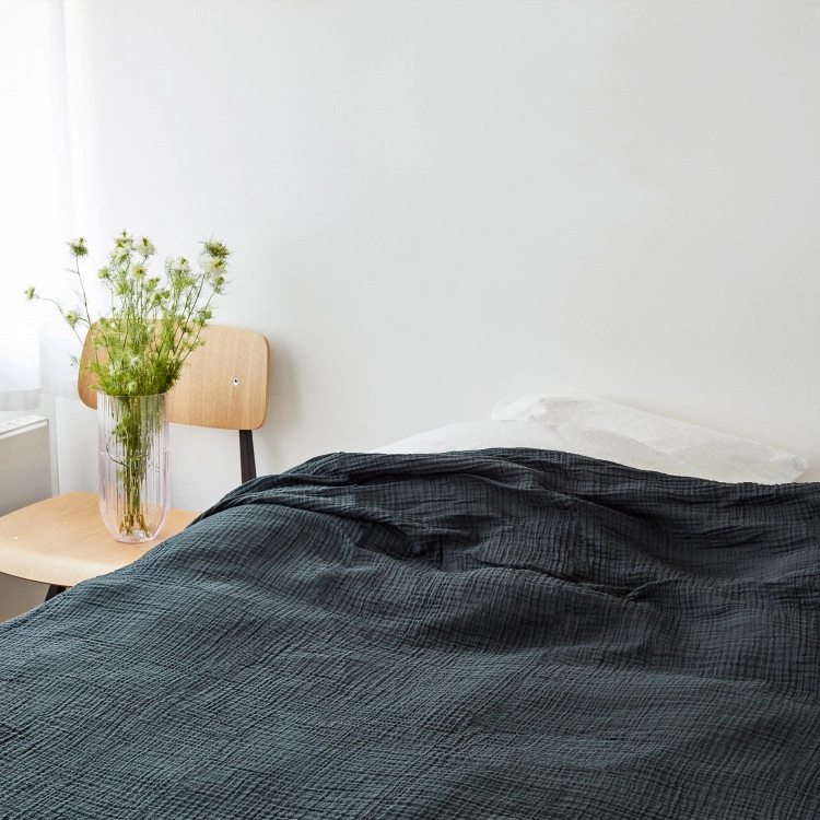 Hay Crinkle Bedspread Anthracite 4 Hay Crinkle Bedspread Anthracite - Bild 2