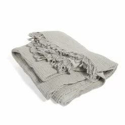 Hay Crinkle Plaid Grey