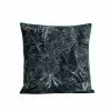 Petite Friture Jungle Cushion 50x50 Cm - White On Black -Plädar & prydnadskuddar affär 10708745 1