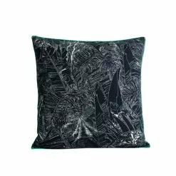 Petite Friture Jungle Cushion 50x50 Cm - White On Black
