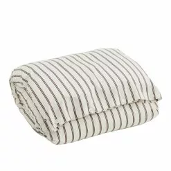 Tekla Percale Duvet Cover Hopper Stripes