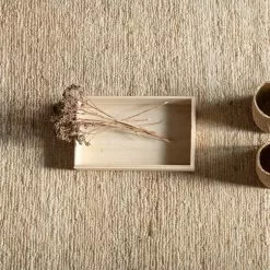 Nanimarquina Earth Crema Rug -Plädar & prydnadskuddar affär 10710844r 3