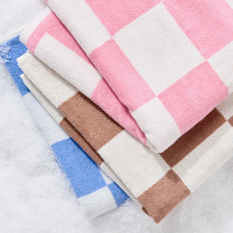 Hay Check Bath Towel Cappuccino 7 Hay Check Bath Towel Cappuccino - Bild 5