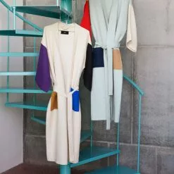 Hay Waffle Bathrobe Cream Multi -Plädar & prydnadskuddar affär 10712023 6