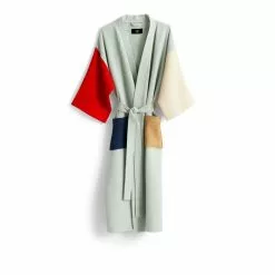 Hay Waffle Bathrobe Glacier Multi