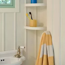 Hay Frotté Stripe Bath Sheet Warm Yellow -Plädar & prydnadskuddar affär 10712026 5