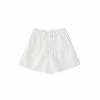 Tekla Poplin Pyjamas Shorts Alabaster White -Plädar & prydnadskuddar affär 10712816r 1