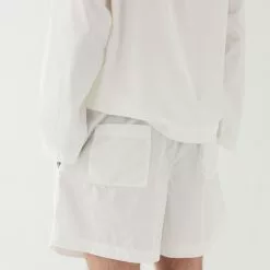 Tekla Poplin Pyjamas Shorts Alabaster White -Plädar & prydnadskuddar affär 10712816r 5