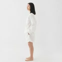 Tekla Poplin Pyjamas Shorts Alabaster White -Plädar & prydnadskuddar affär 10712816r 7