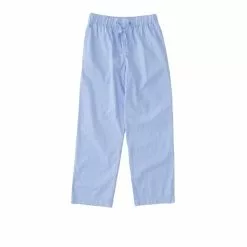 Tekla Poplin Pyjamas Pants Blue Pin Stripes